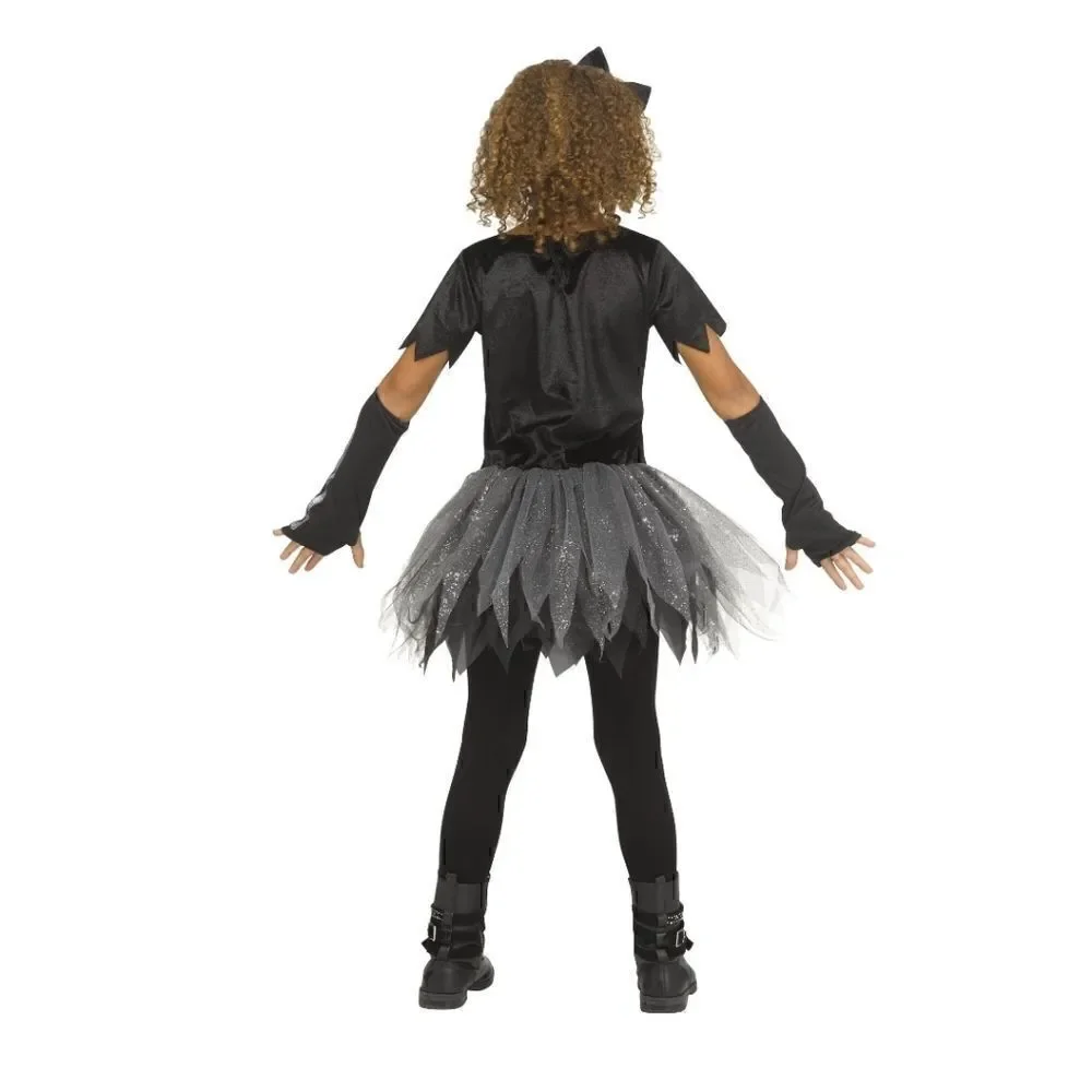 Nwt Hallowen Girl Skeleton CHILD Girls Costume NEW Dress